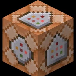 A Minecraft command block