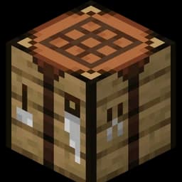 A Minecraft crafting table