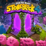 The FTB StoneBlock modpack logo